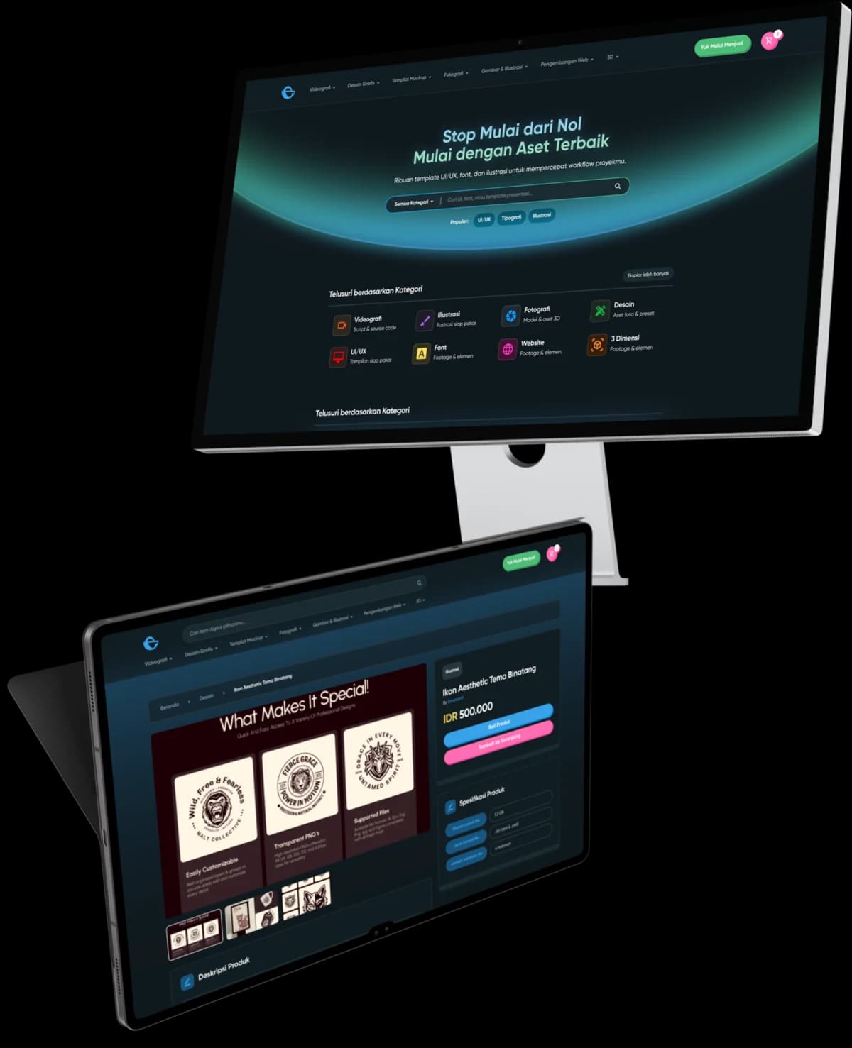 Selvo commerce interface presentation